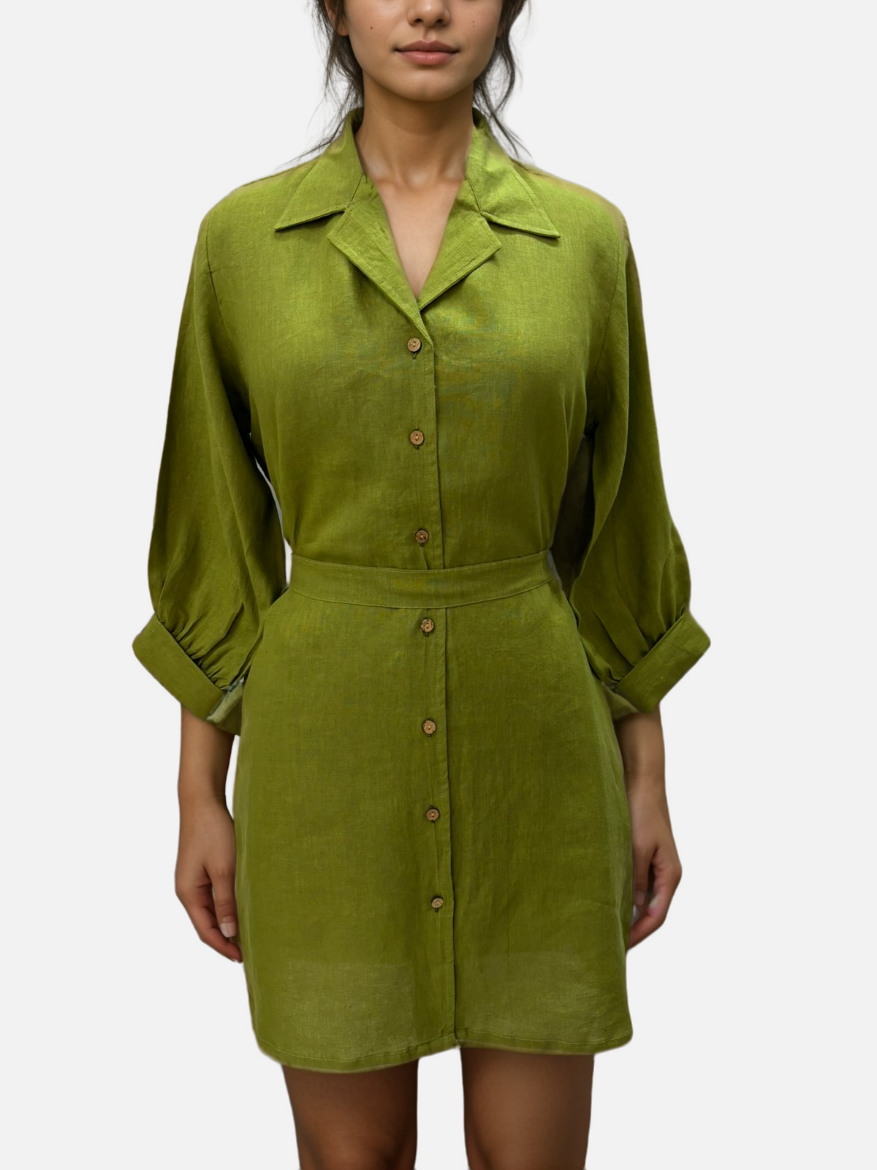 Picture of EternaLoom – The Timeless Cotton Linen Dress